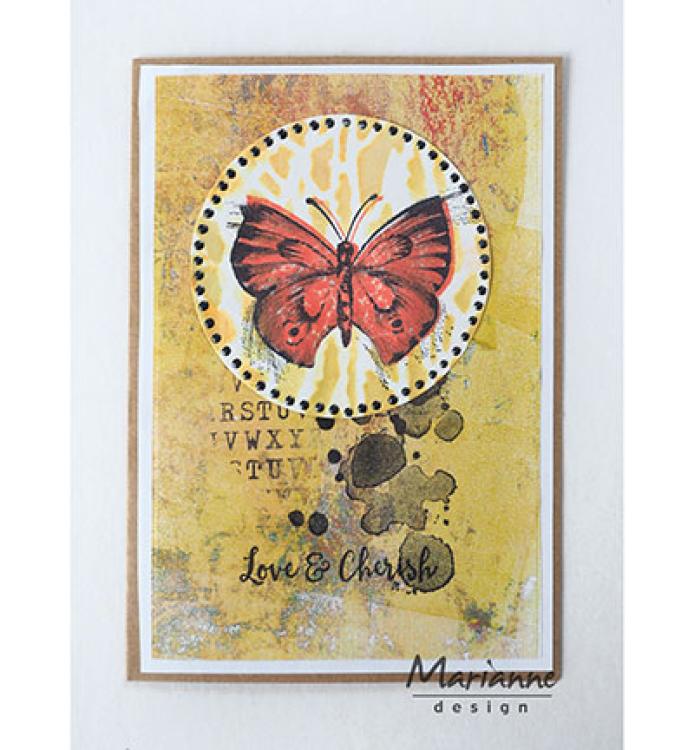 Marianne Design Cling Stamp Tiny's Butterfly #MM1613