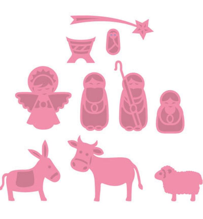 Marianne Design Collectables Stanzschablone Nativity Set (Krippenszene)