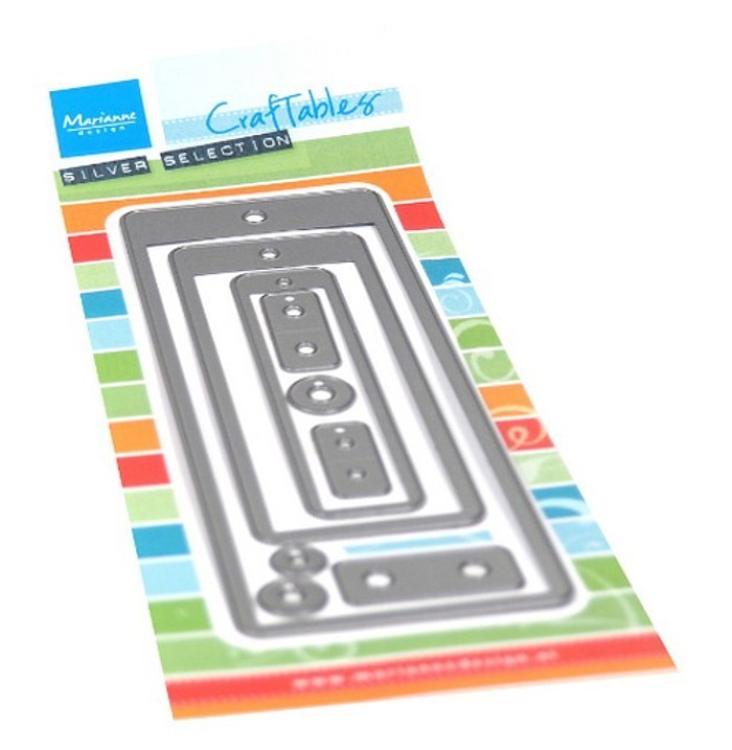 Marianne Design Craftables Long Tags #CR1510