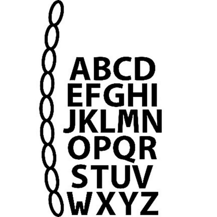 Marianne Design Craftables Mini Alphabet and Garland CR1281