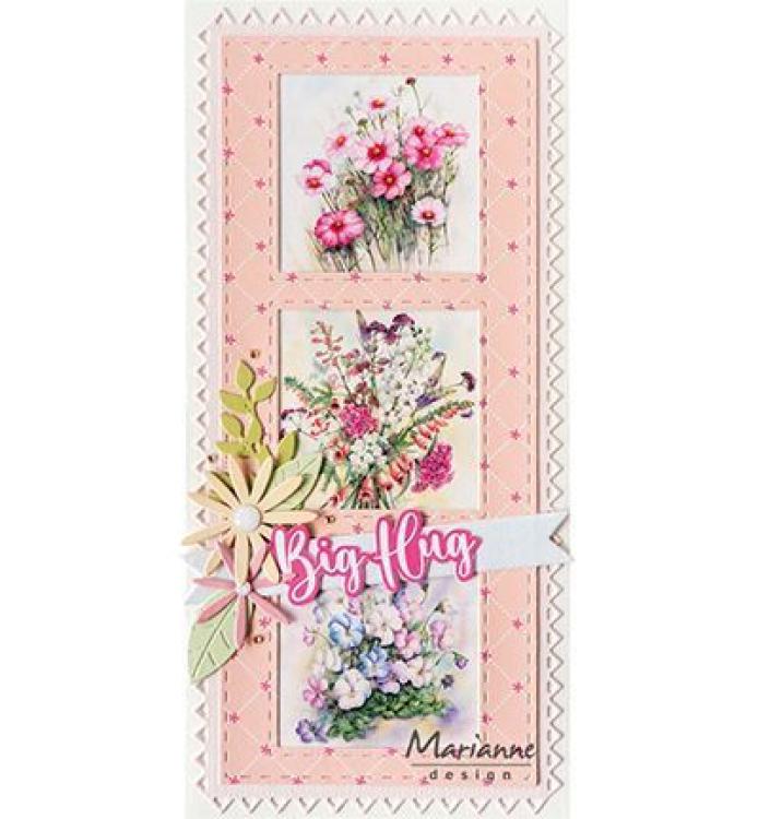 Marianne Design Craftables Slimline 3 Squares #CR1585