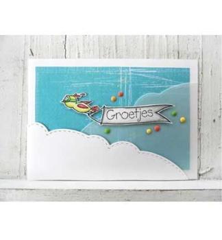 Marianne Design Craftables Stitched Waves & Clouds