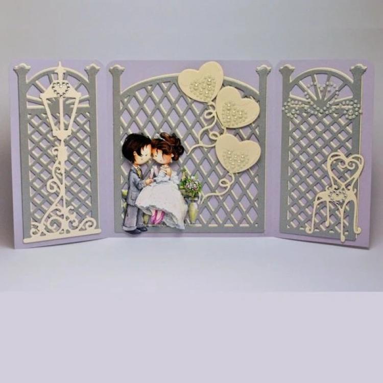 Marianne Design Craftables Trellis Flower CR1262