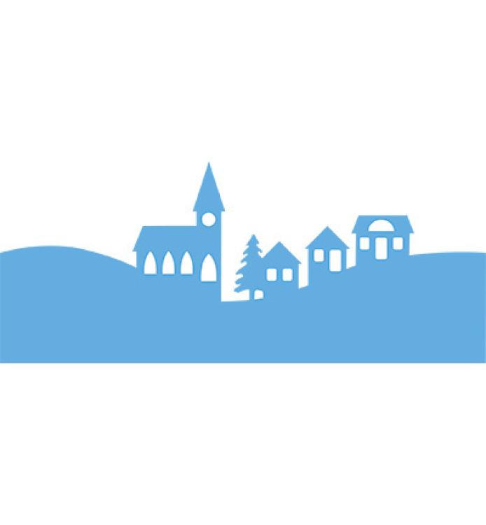 Marianne Design CreaTables Stanzschlablone Horizon Wintervillage