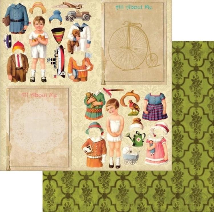 Marion Smith Paper Sheet 12x12 Never Grow Up Nonsense