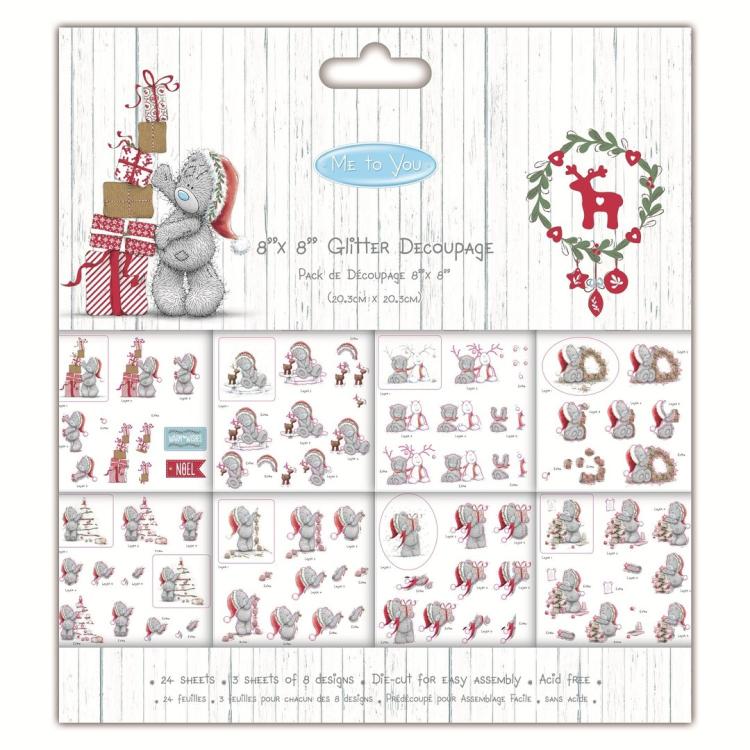 Me To You Christmas FSC Decoupage Pad #001
