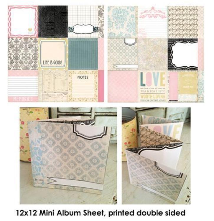 Melissa Frances 12x12 Mini Accordion Album Bogen
