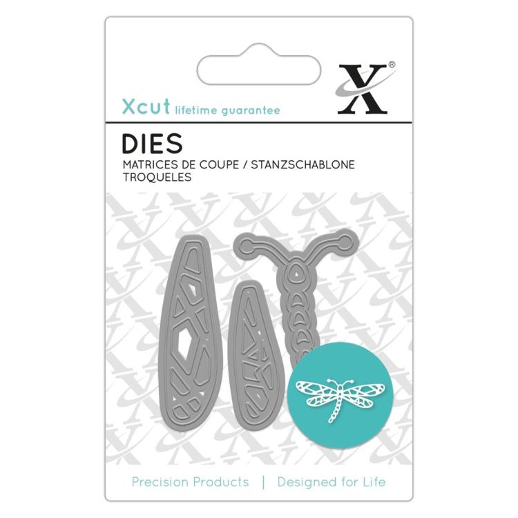 XCut Mini Die (3pc) Filigree Dragonfly (Libelle)
