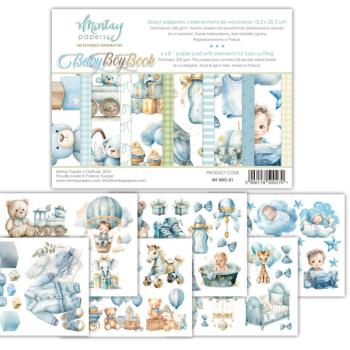 Mintay Papers 6x8 Extras to Cut Baby Boy Book