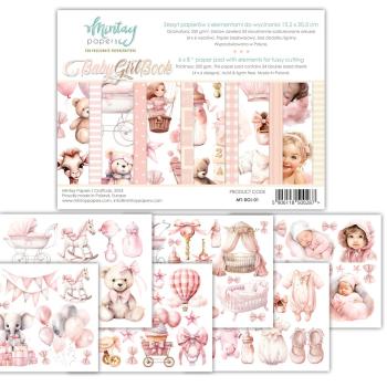 Mintay Papers 6x8 Extras to Cut Baby Girl Book