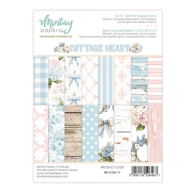 Mintay Papers Cottage Heart 6x8 Add-on Paper Pad
