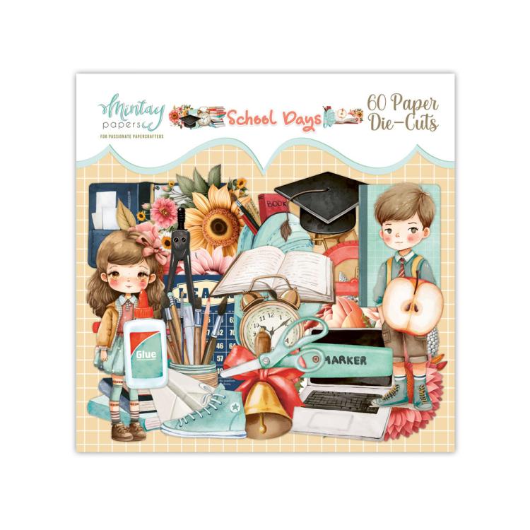 Mintay Papers Die-Cuts School Days 60 pcs