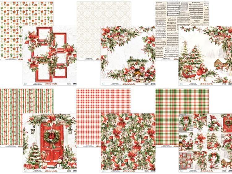 Mintay Papers Holly Jolly 12x12 Paper Pad