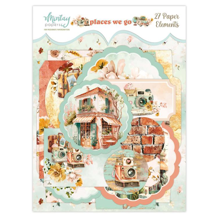 Mintay Papers Paper Elements Places We Go 27 pcs