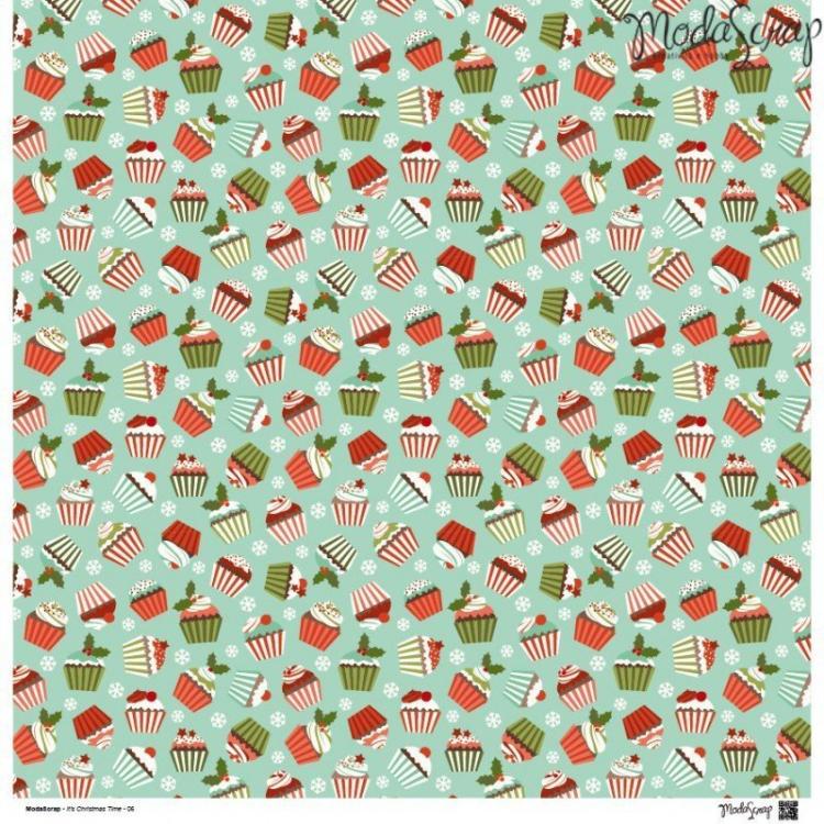 ModaScrap 12x12 Paper Pack It's Christmas Time