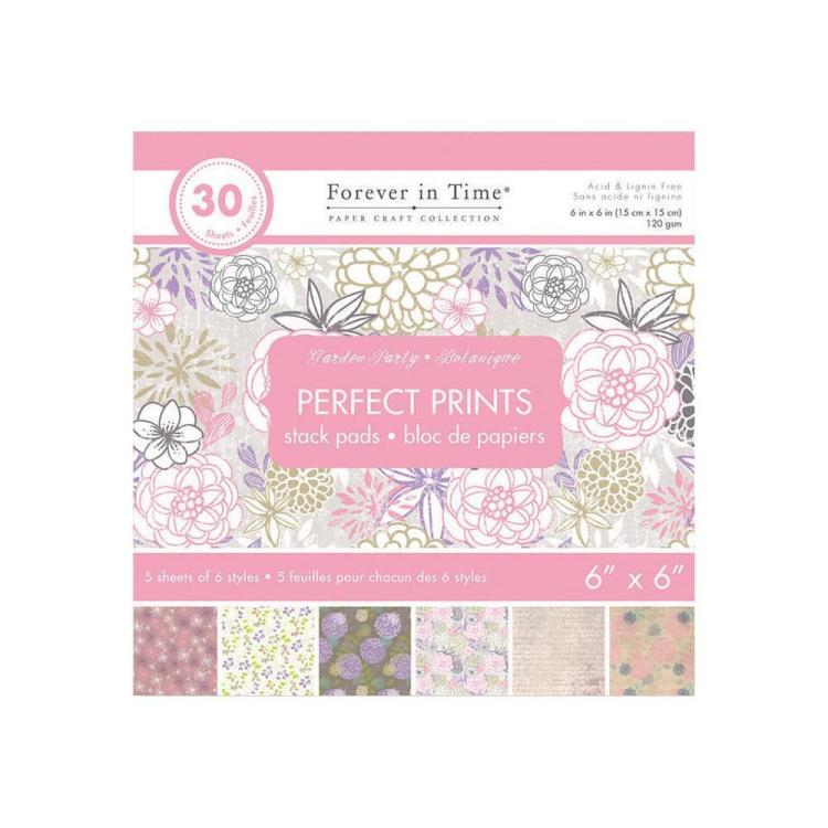 MultiCraft Paper Pad 6X6 Garden Party