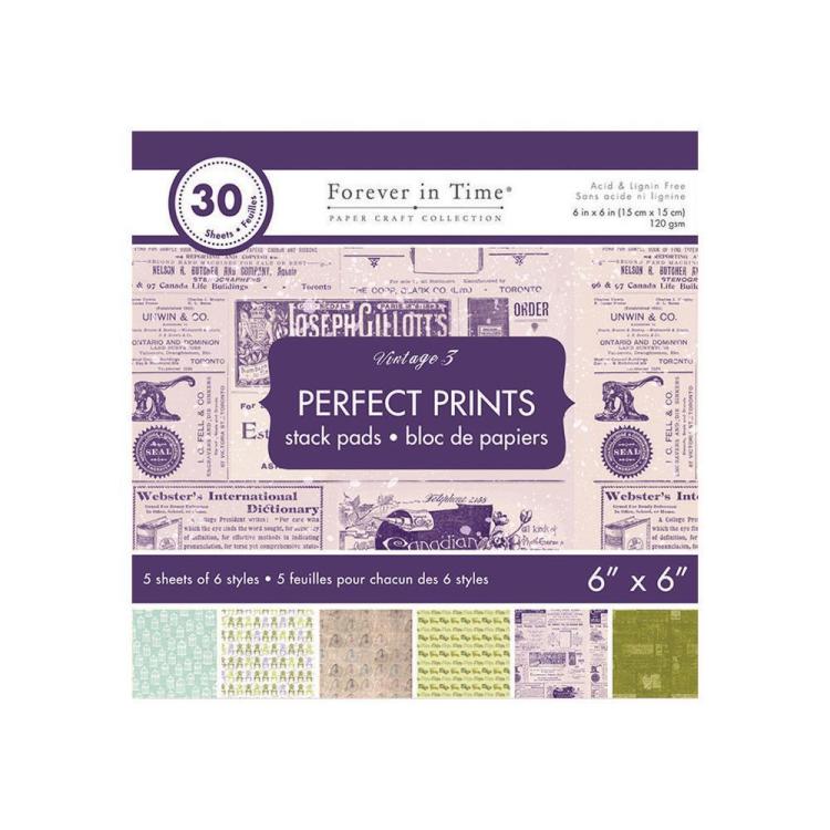 MultiCraft Paper Pad 6X6 Vintage #3