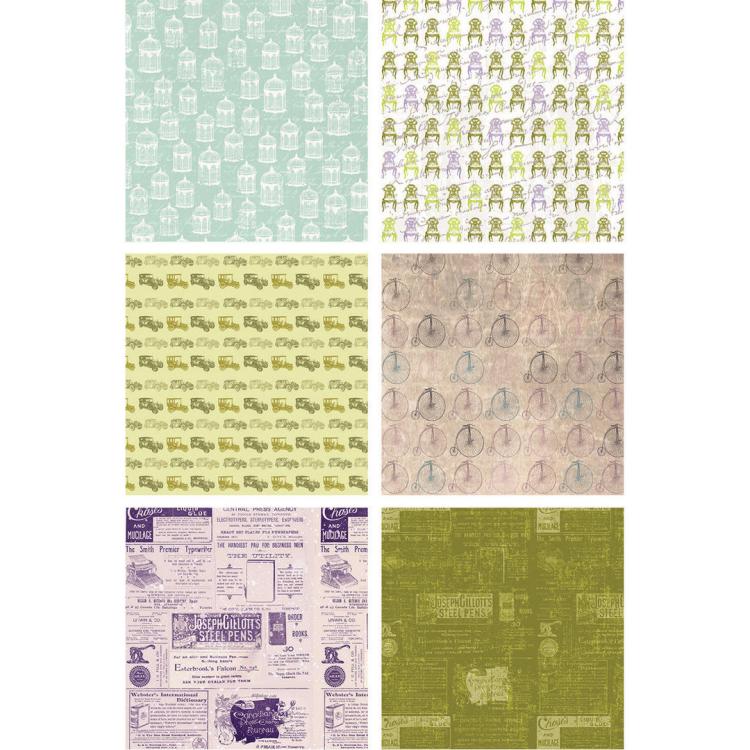 MultiCraft Paper Pad 6X6 Vintage #3