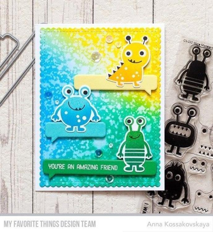 My Favorite Things Clear Stamp Set More Monsters