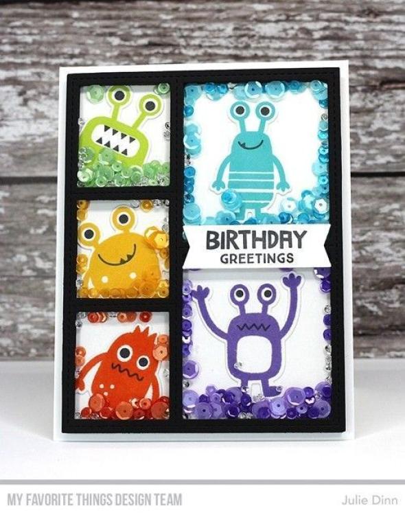 My Favorite Things Clear Stamp Set More Monsters