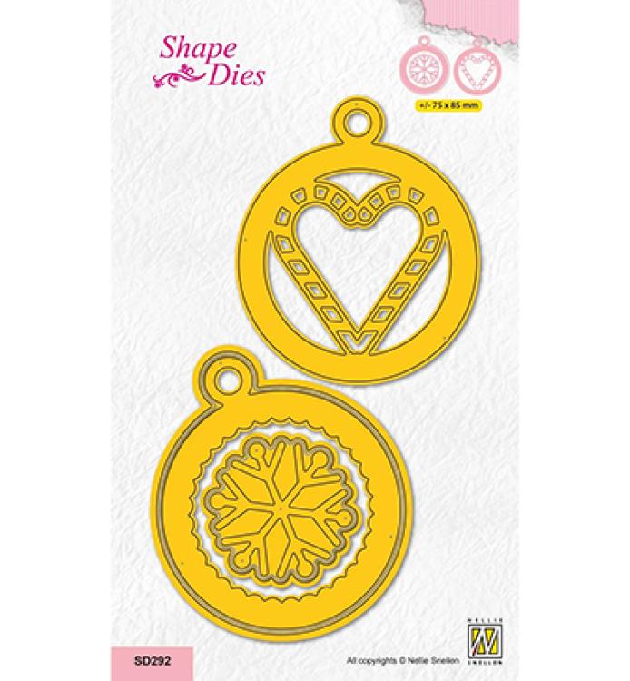 Nellie Snellen Shape Dies Christmas Bauble #SD292