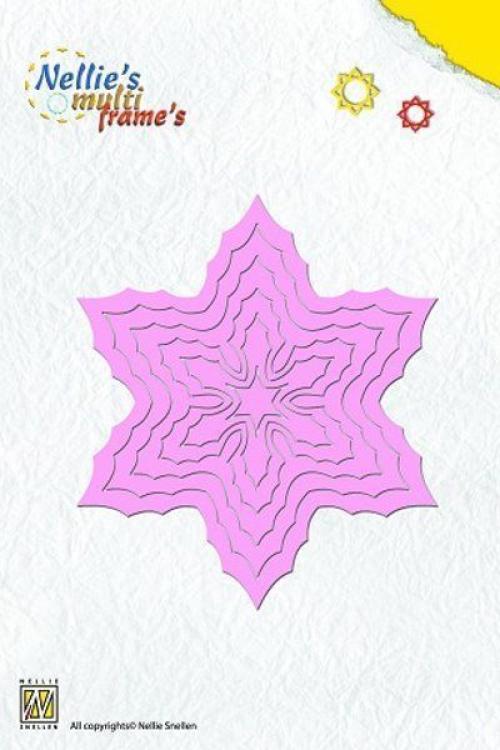 Nellie´s Multi Frame Die Poinsettia #MFD046