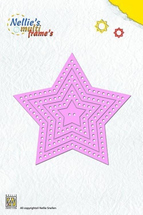 Nellie´s Multi Frame Die Star #MFD050