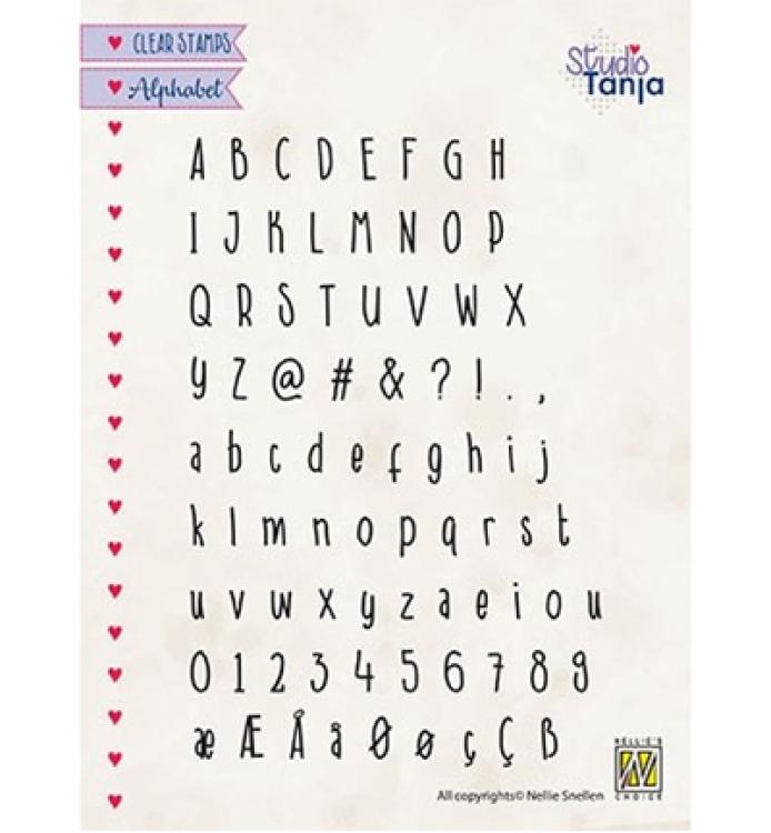 Nellie Snellen Clear Stamp Alphabet Javi #ALCS005