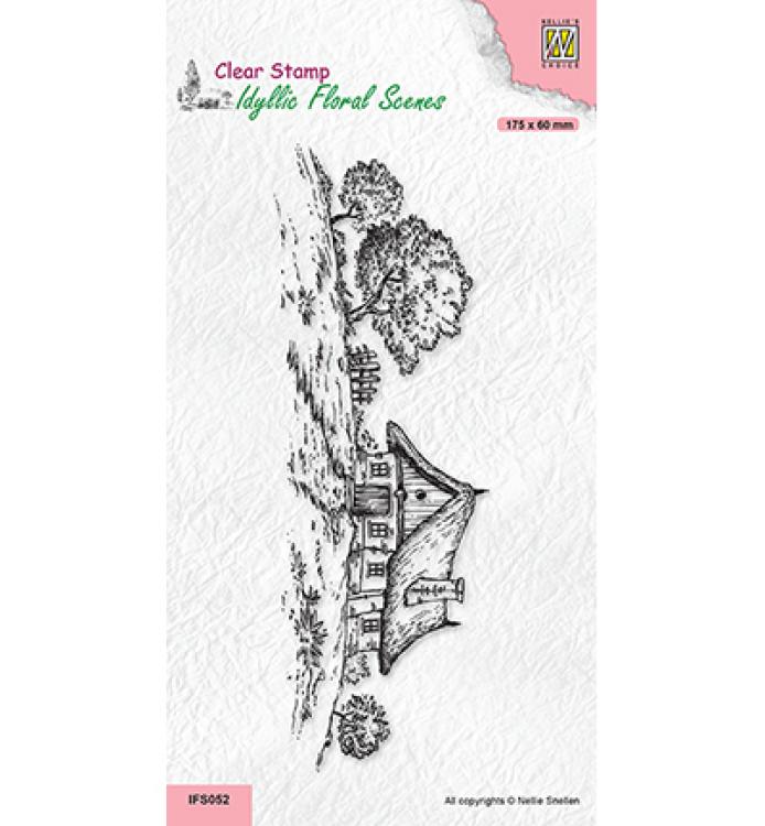 Nellie Snellen Clear Stamps Slim Line Rose #IFS052
