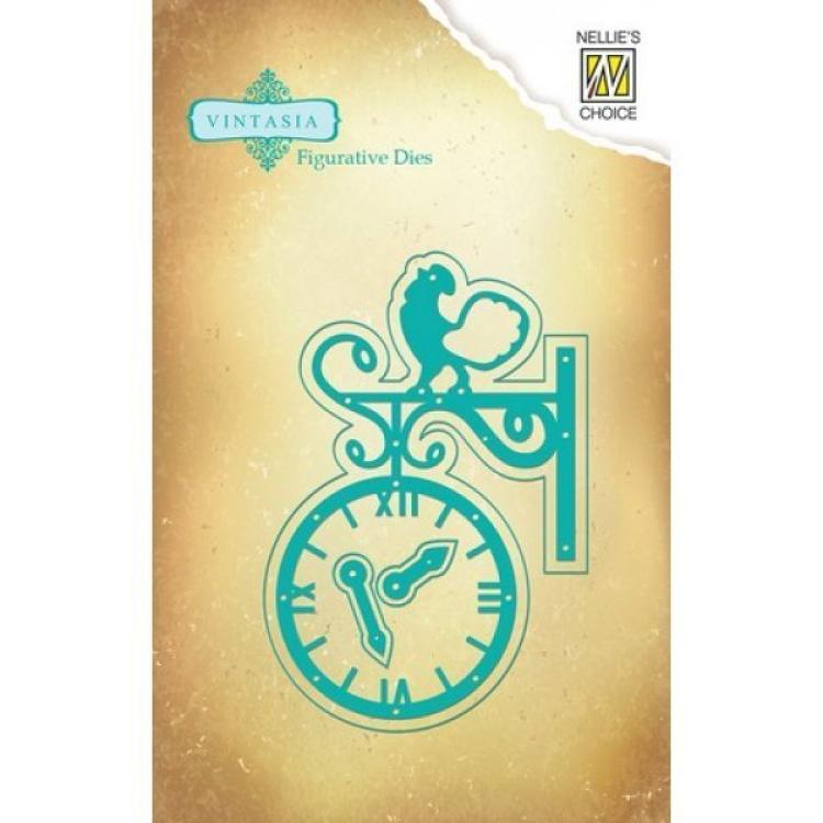 Nellie Snellen Vintasia Image Die Clock #013