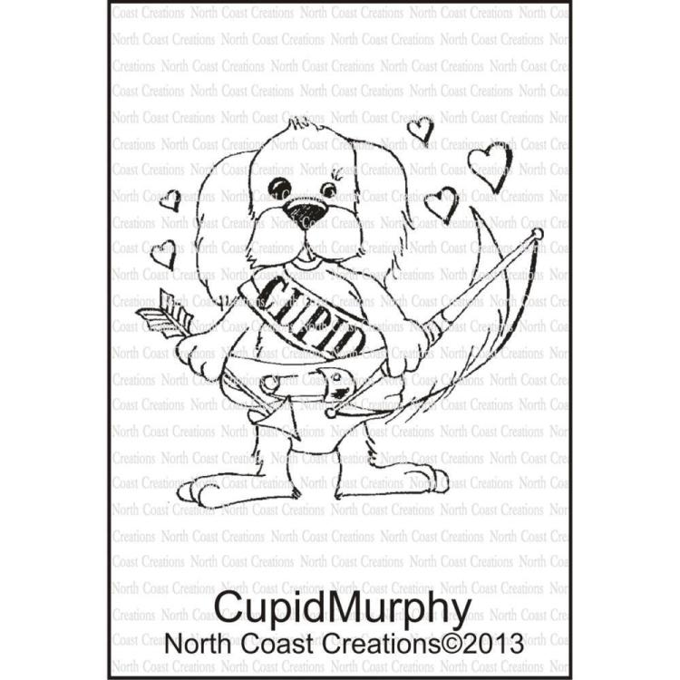 North Coast Creations - Cupid Murphy Cling Stamp