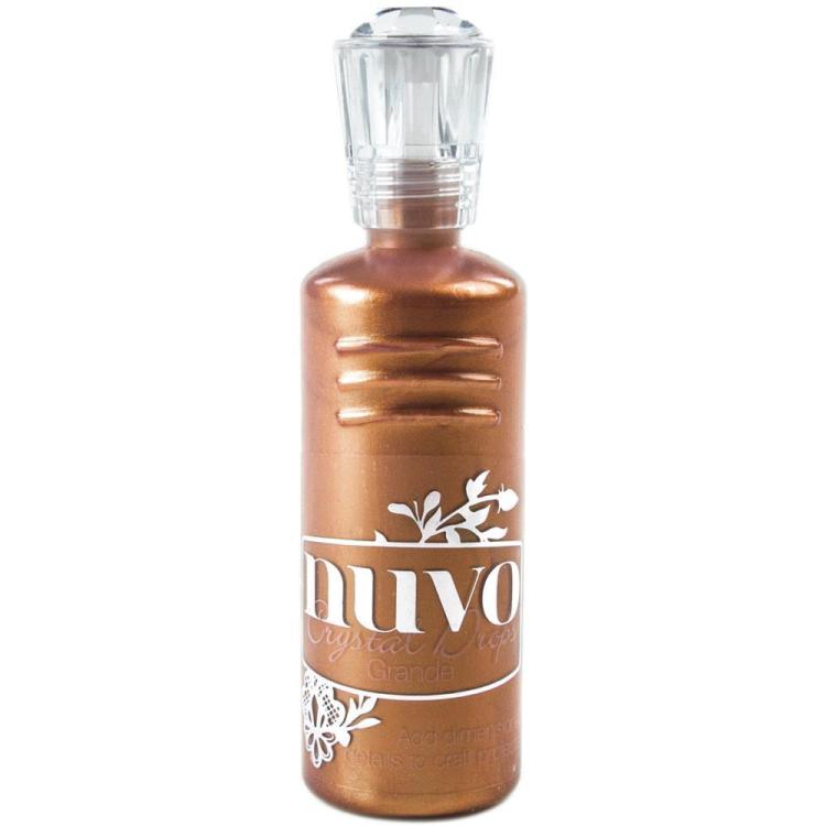 Nuvo Crystal Drops Grande Metallic Copper Penny #NCDG-795