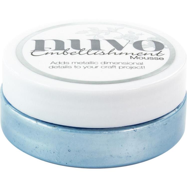 Nuvo Embellishment Mousse Cornflower Blue