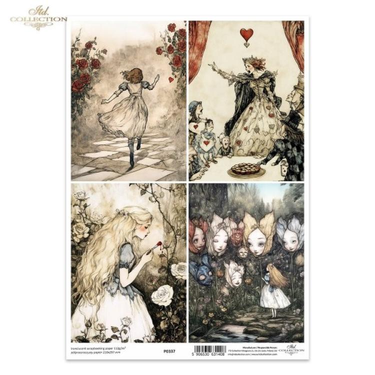 P0337 ITD Collection Alice's Magic A4 Translucent Paper