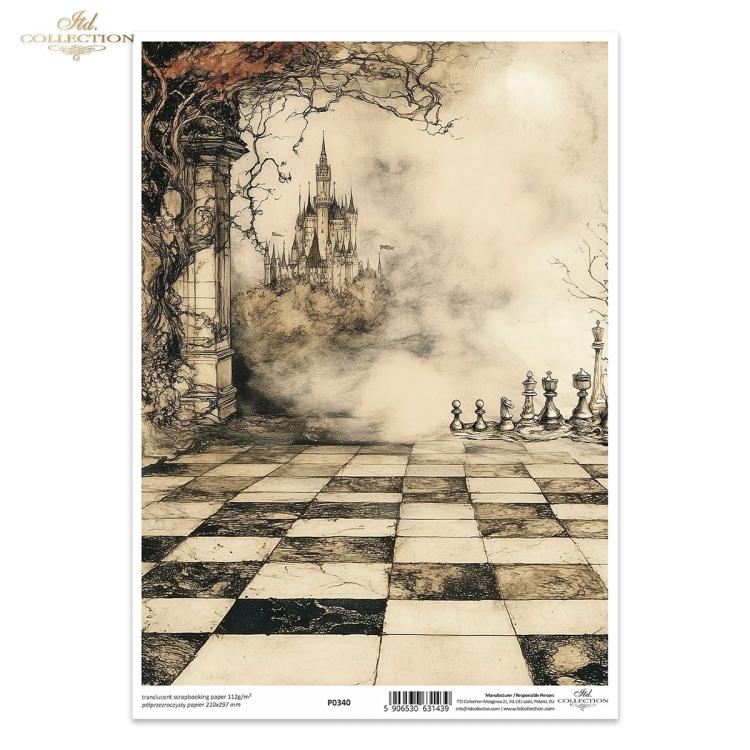 P0340  ITD Collection Alice's Magic A4 Translucent Paper