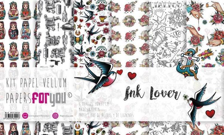 Papers For You 12x12 Kit Vellum Ink Lover #3021