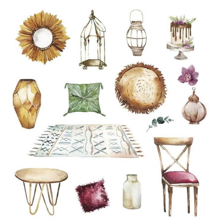 Papers For You 12x12 Paper Pad Boho Wedding Style #3159