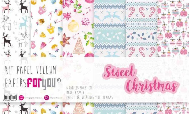 Papers For You 12x12 Kit Vellum Sweet Christmas #4407