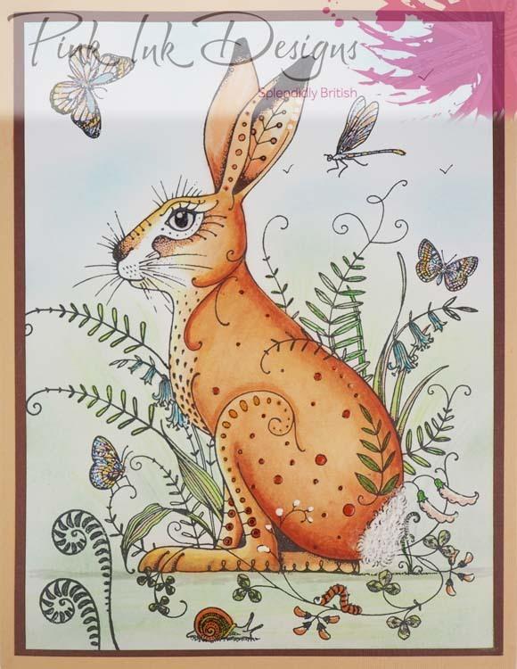 Pink Ink Designs Clear Stamp Set Meadow Hare