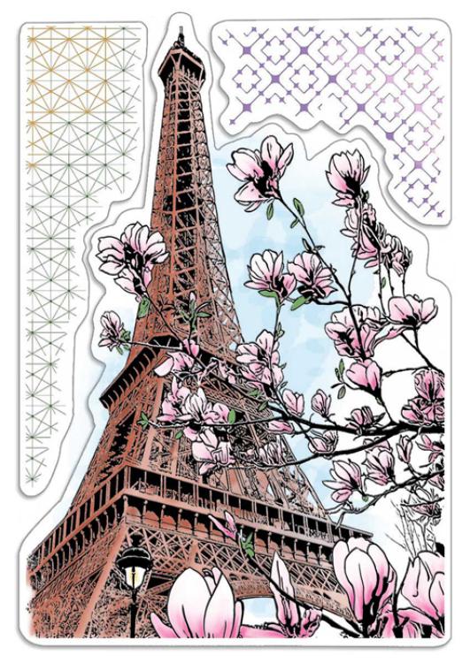 Ciao Bella Clear Stamp Le Magnolia #6064