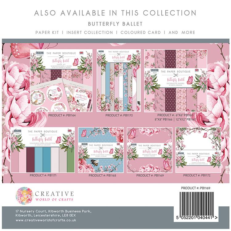 Paper Boutique Butterfly Ballet Panel Pad #1169