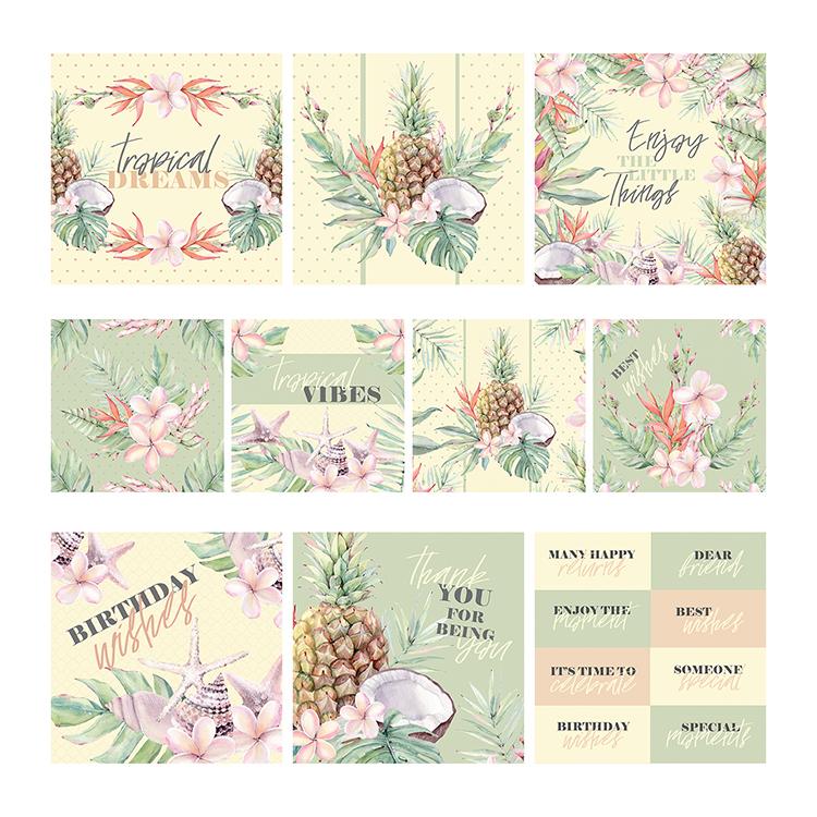 Paper Boutique Tropical Dreams Sentiments Pad #1193