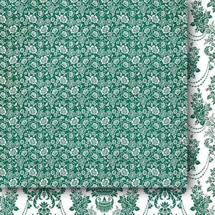 Paper Heaven 12x12 Paper Set Emerald Lady