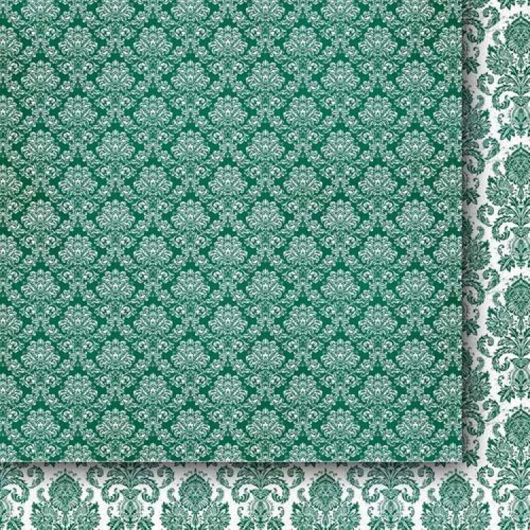 Paper Heaven 12x12 Paper Set Emerald Lady