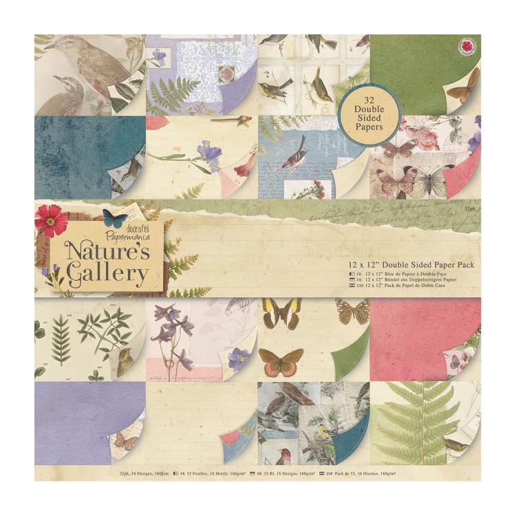 Papermania Natures Gallery 12x12 Paper Pad