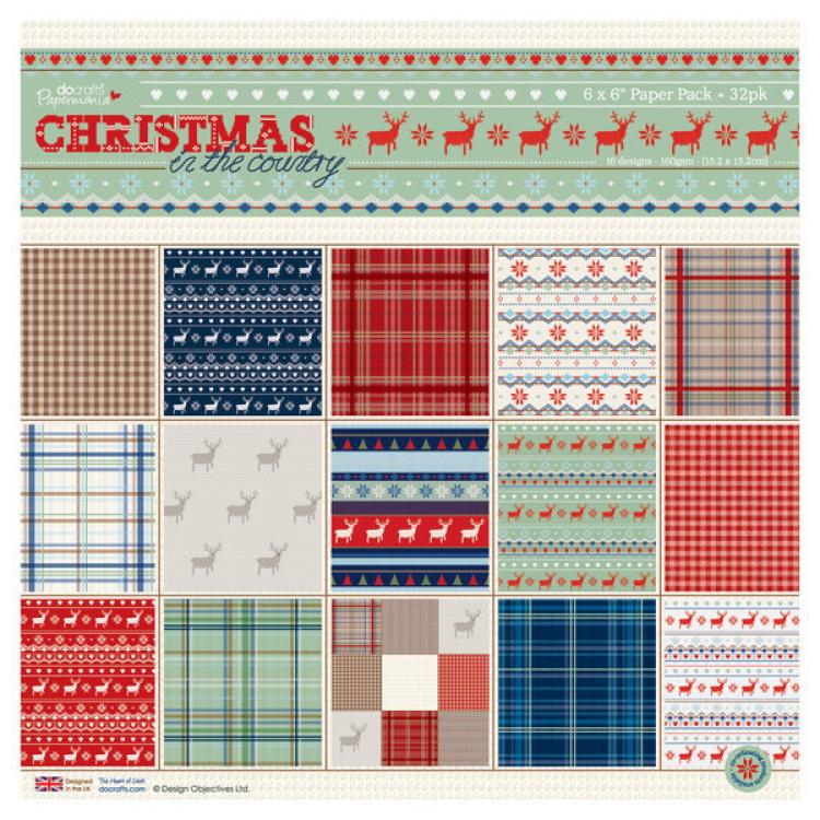 Papermania 6x6 Inch Christmas in the Country