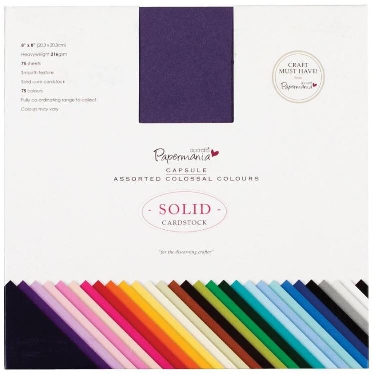Papermania 8x8 Capsule Assorted Colossal Colours