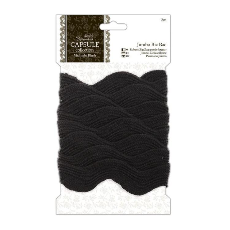 Papermania Capsule Jumbo Ric Rac Midnight Blush #358205