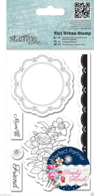 Papermania Tall Urban Stamp Flower Doily #907220