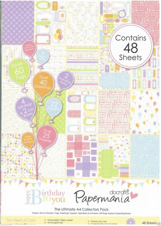 Papermania Ultimate A4 Collectors Pack Happy Birthday #150640